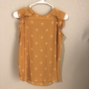 Yellow Ann Taylor Loft blouse/tank
